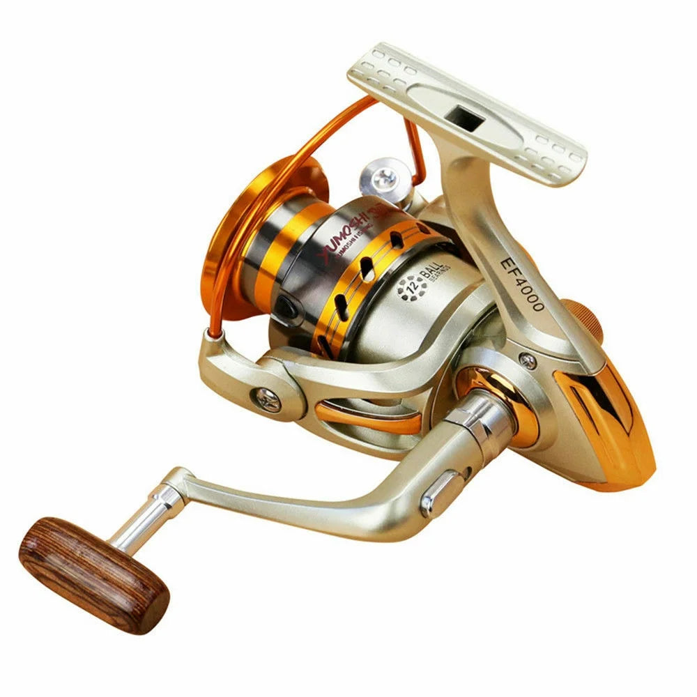 Spinning Fishing Reel 12BB Metal Spool A6582