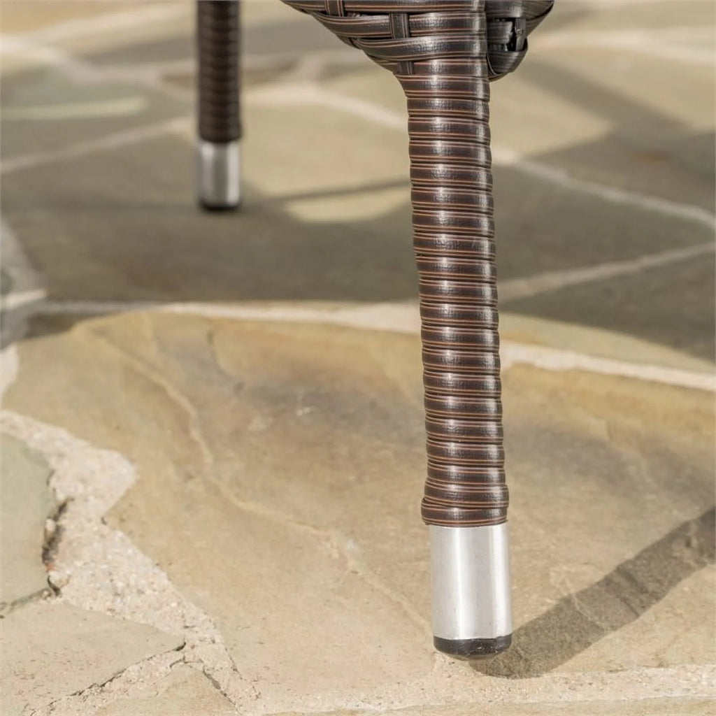 Round Wicker Patio Dining Table U806906