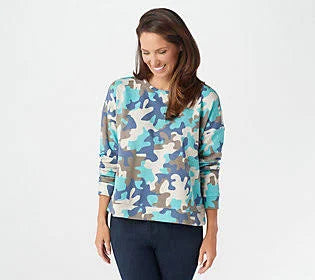 Printed Pullover Sweatshirt S820