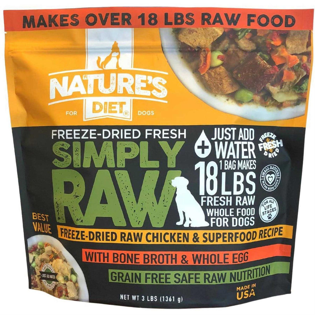 Freeze-Dried Raw Whole Food Meal T215