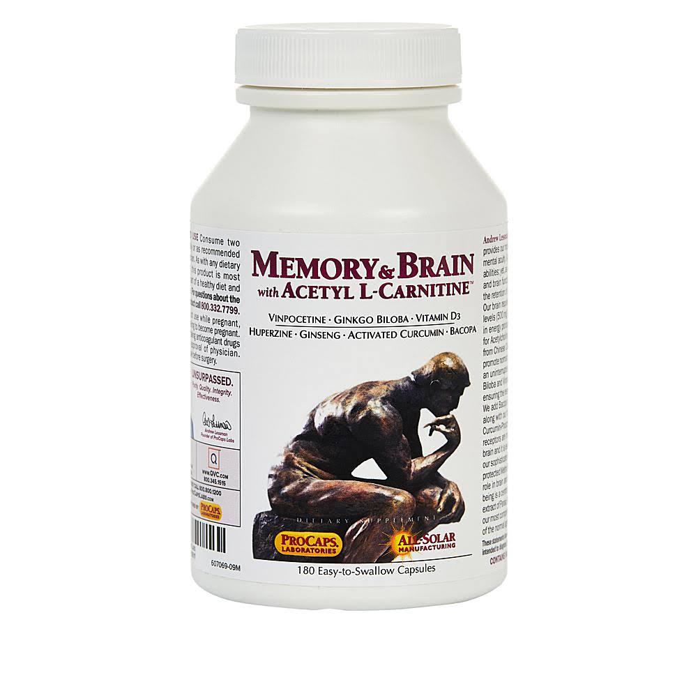Memory & Brain Acetyl-L-Carnitine 180 P150373
