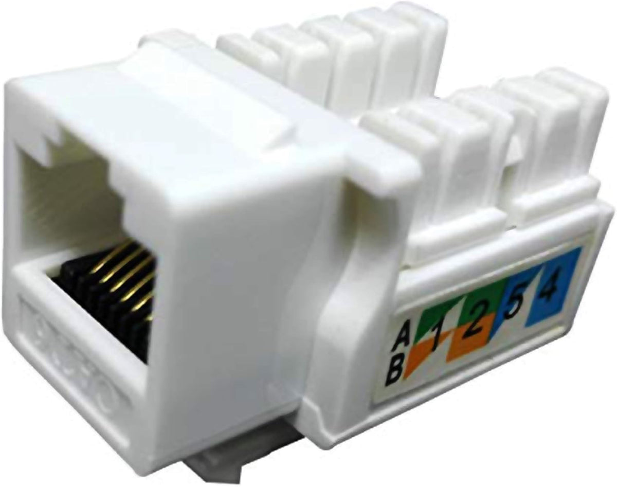 50-Pack Cat6 Keystone Jack D68542