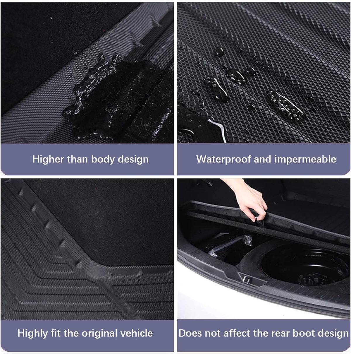 Black TPO All Weather Cargo Liner O6798