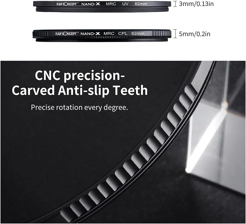 67mm Circular Polarizer & UV Protection Filter Kit (2 pcs) H697