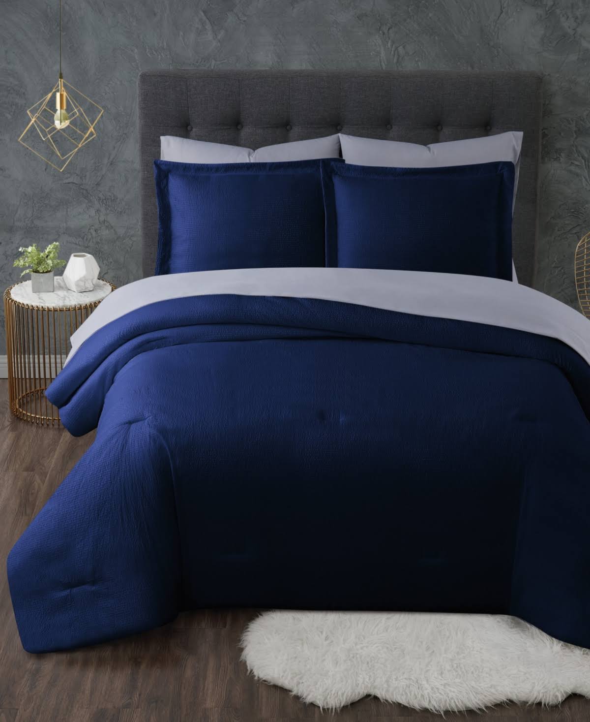 Grey Twin 5 Piece Bed in A Bag Q38113