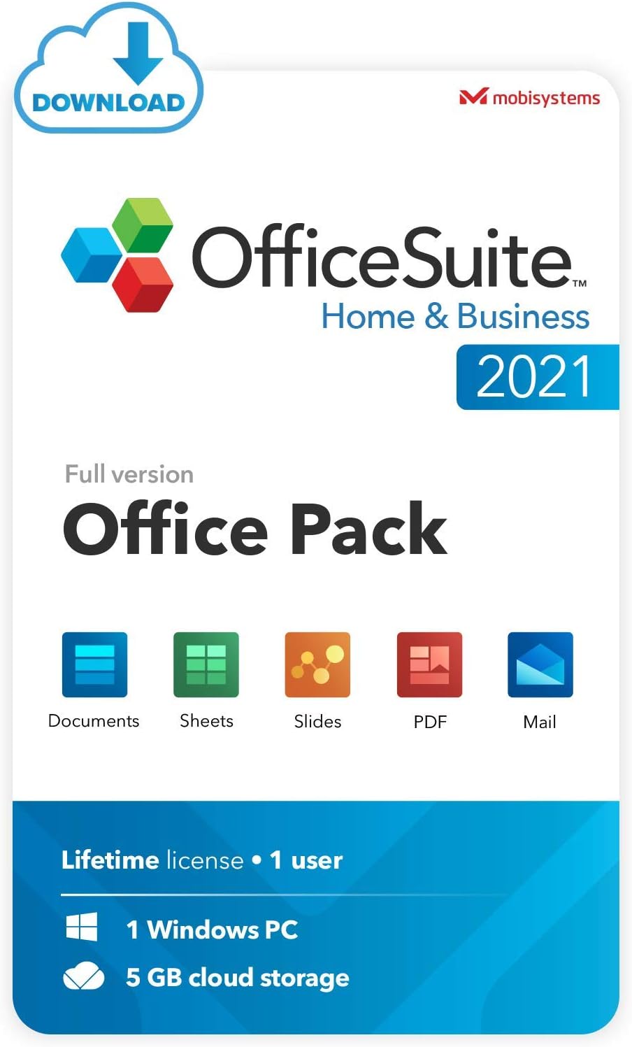 OfficeSuite Home & Business 2021 Lifetime License for Windows O1988