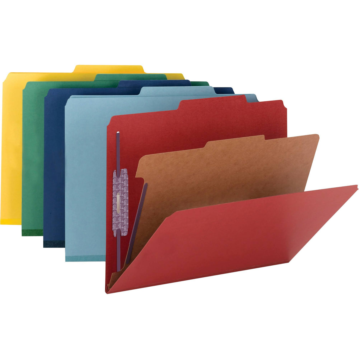 Blue Pressboard Classification Folders I931