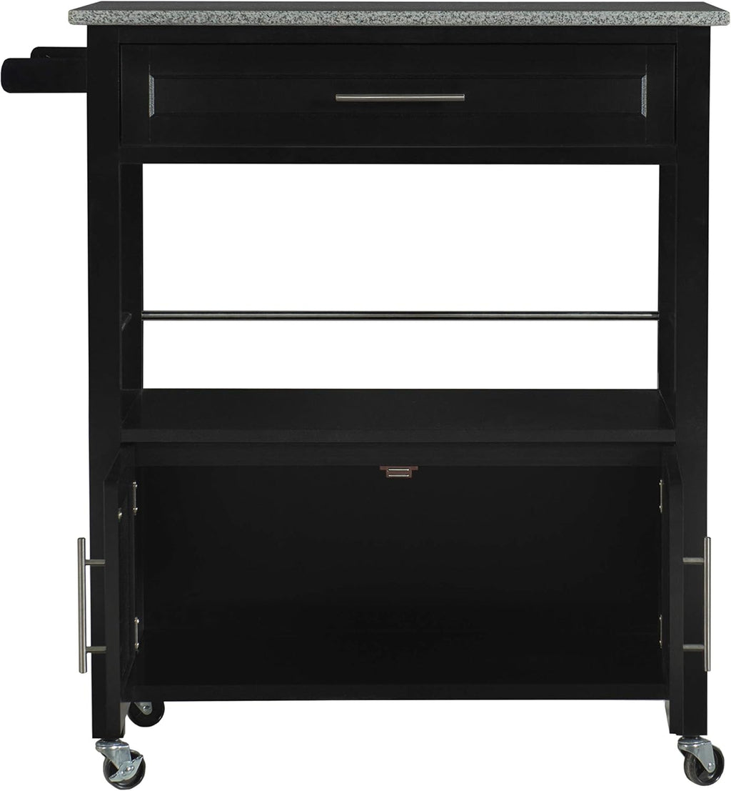 Black Kitchen Cart B7234