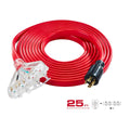 25 ft. 30 Amp 125/250V 4-Outlet Generator Extension Cord Q944