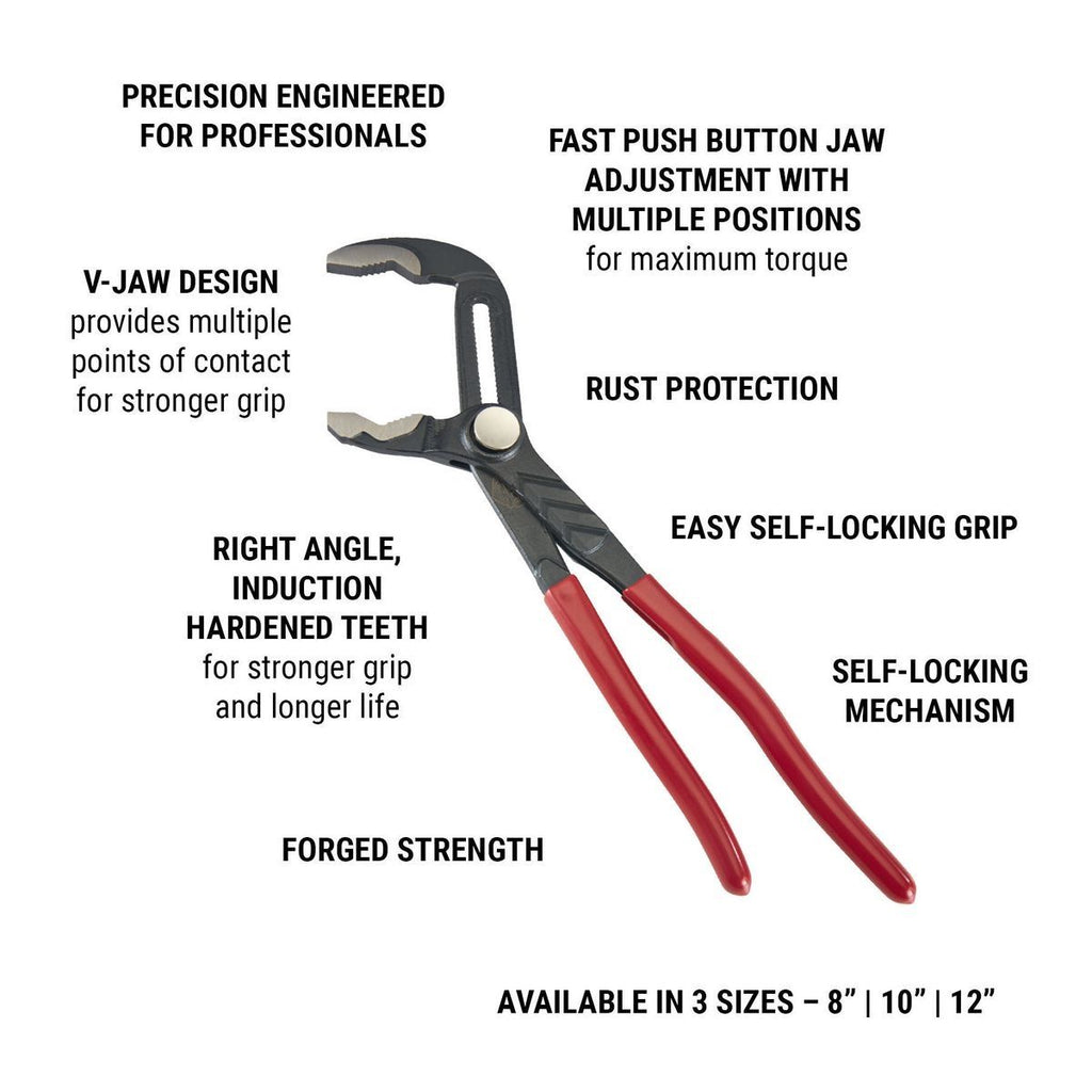 8 in. Water Pump Pliers S821
