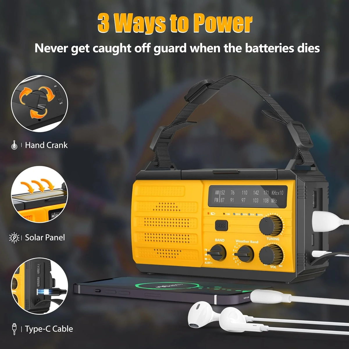Portable Solar Generator with Solar Panel H25524
