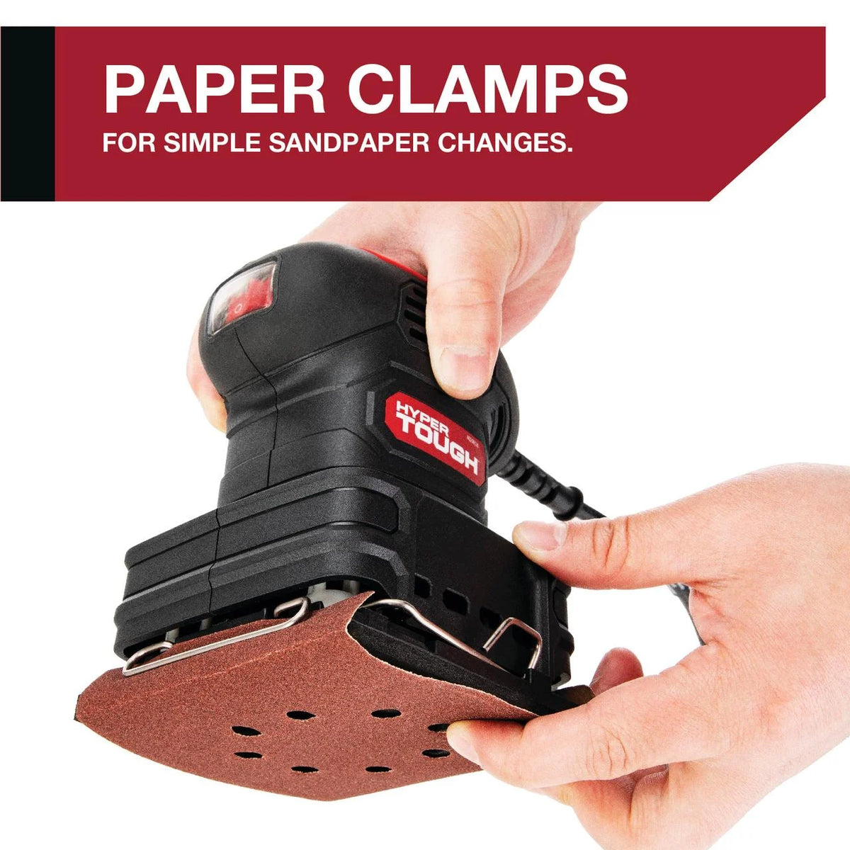 2 Amp Corded 1/4 Sheet Palm Sander with Dust Bag W436
