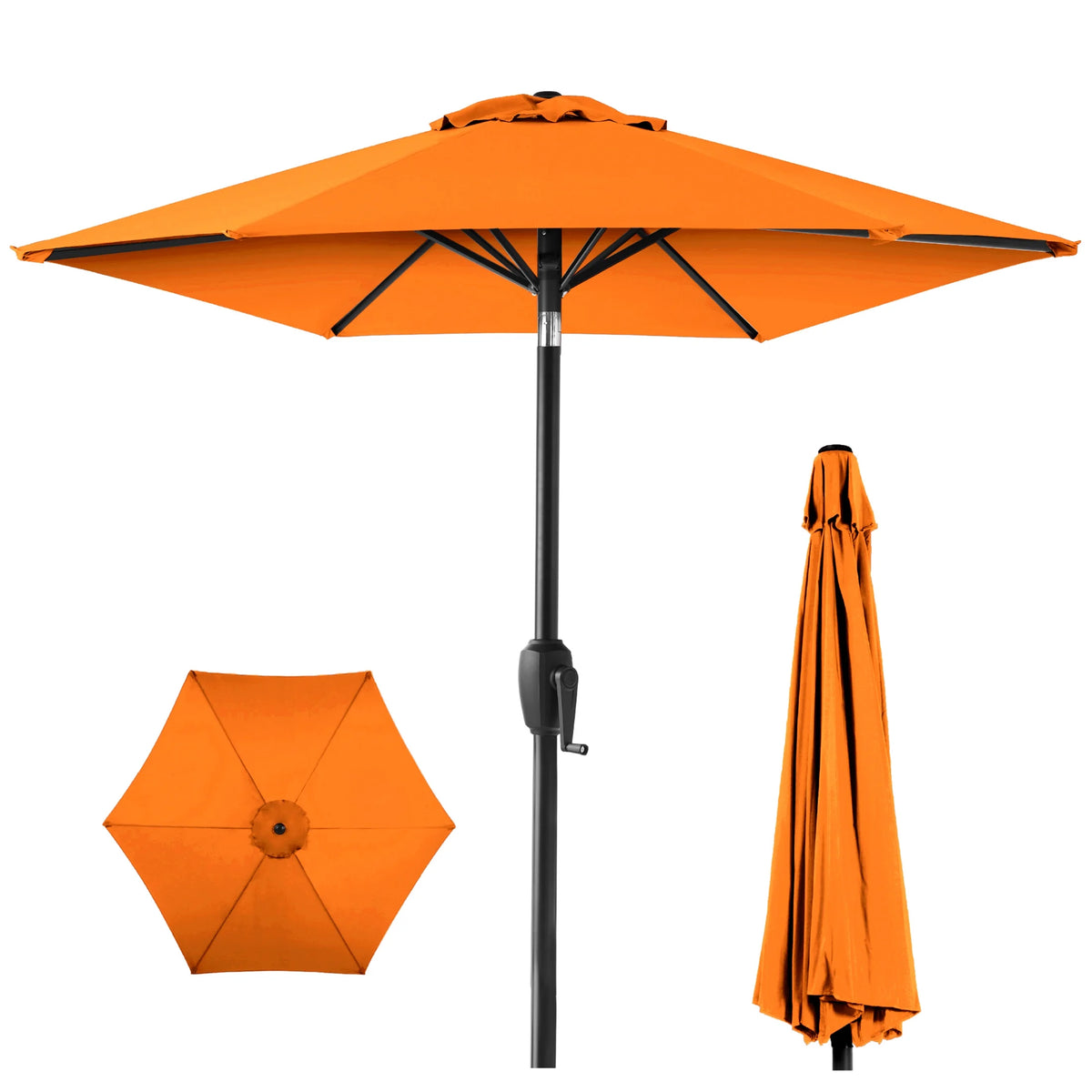 7.5ft Heavy-Duty Outdoor Patio Umbrella U15453