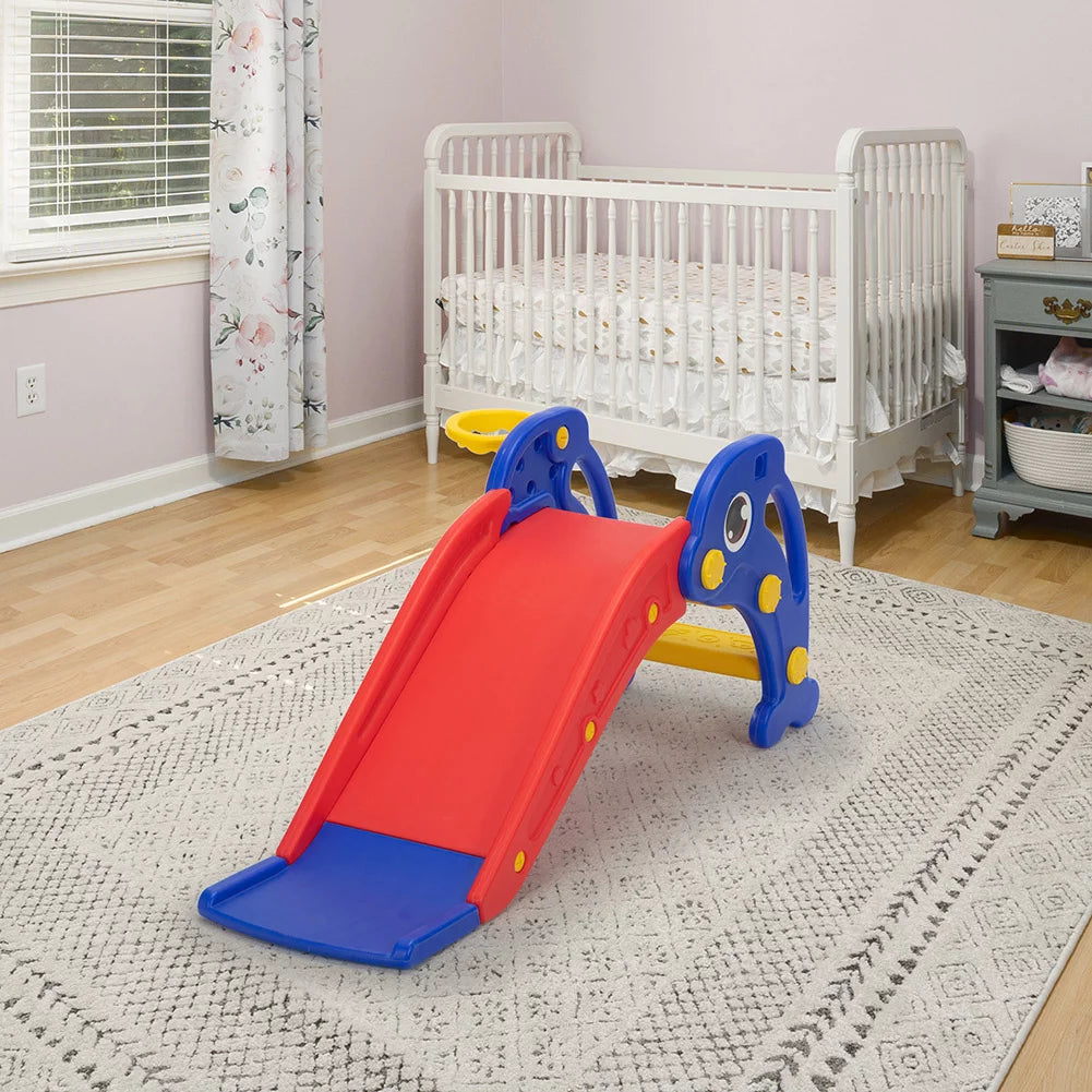 Toddler Slide with Basketball Hoop, Ball and Ladder V776
