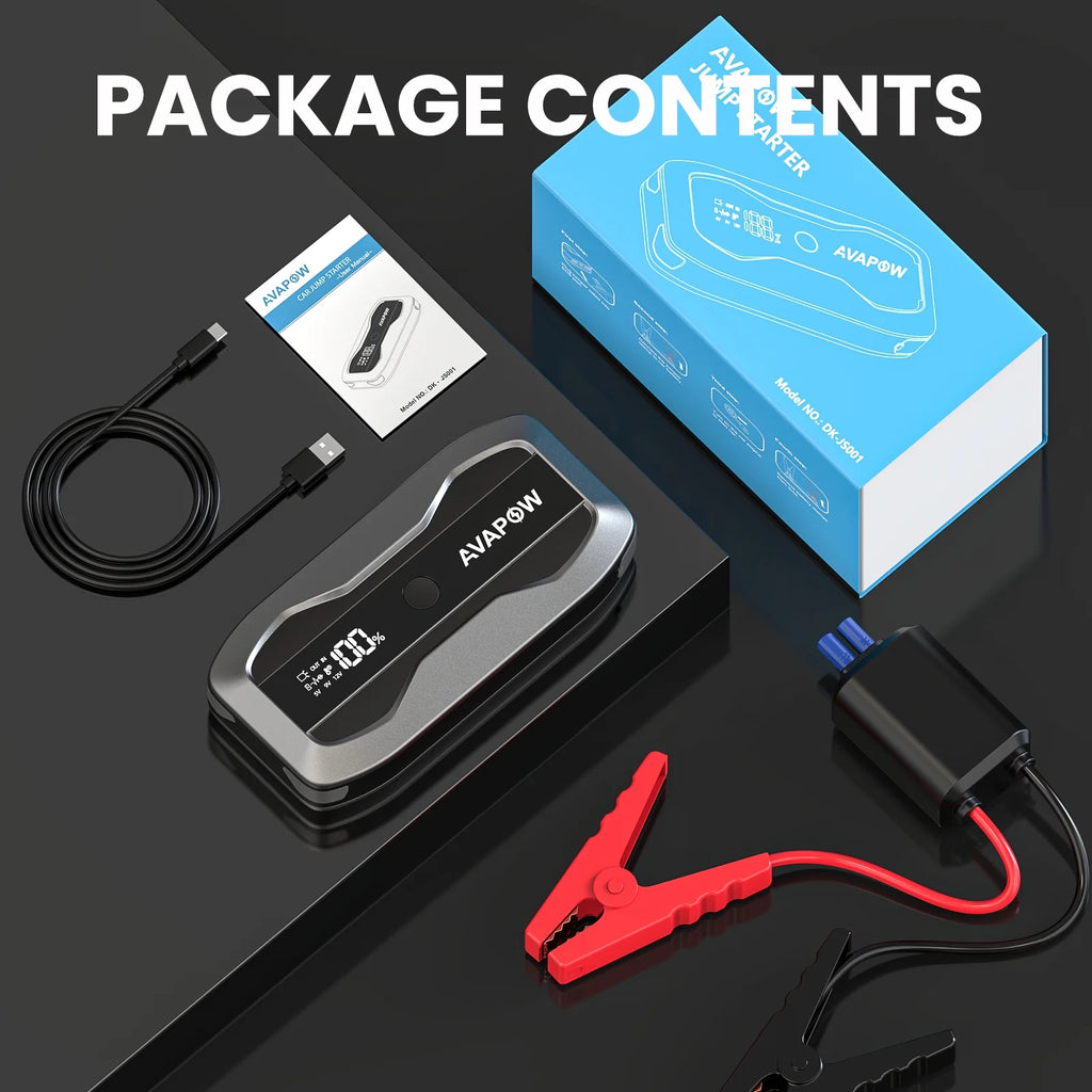 2000A Portable Car Jump Starter with LED Light F2478