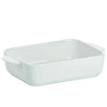 White Casserole Dish Q801