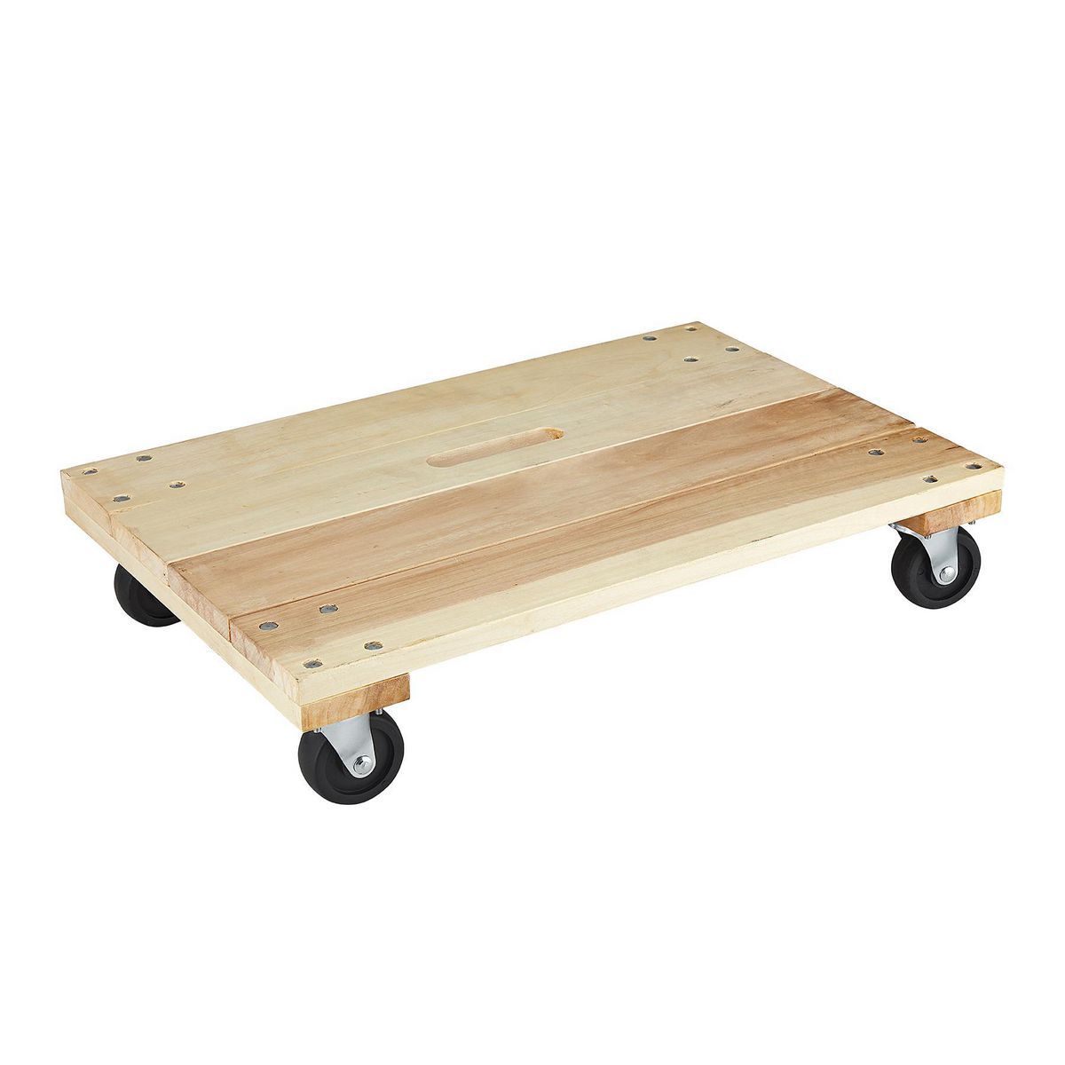 24 in. x 16 in. 1000 lb. Capacity Solid Deck Hardwood Dolly E31850