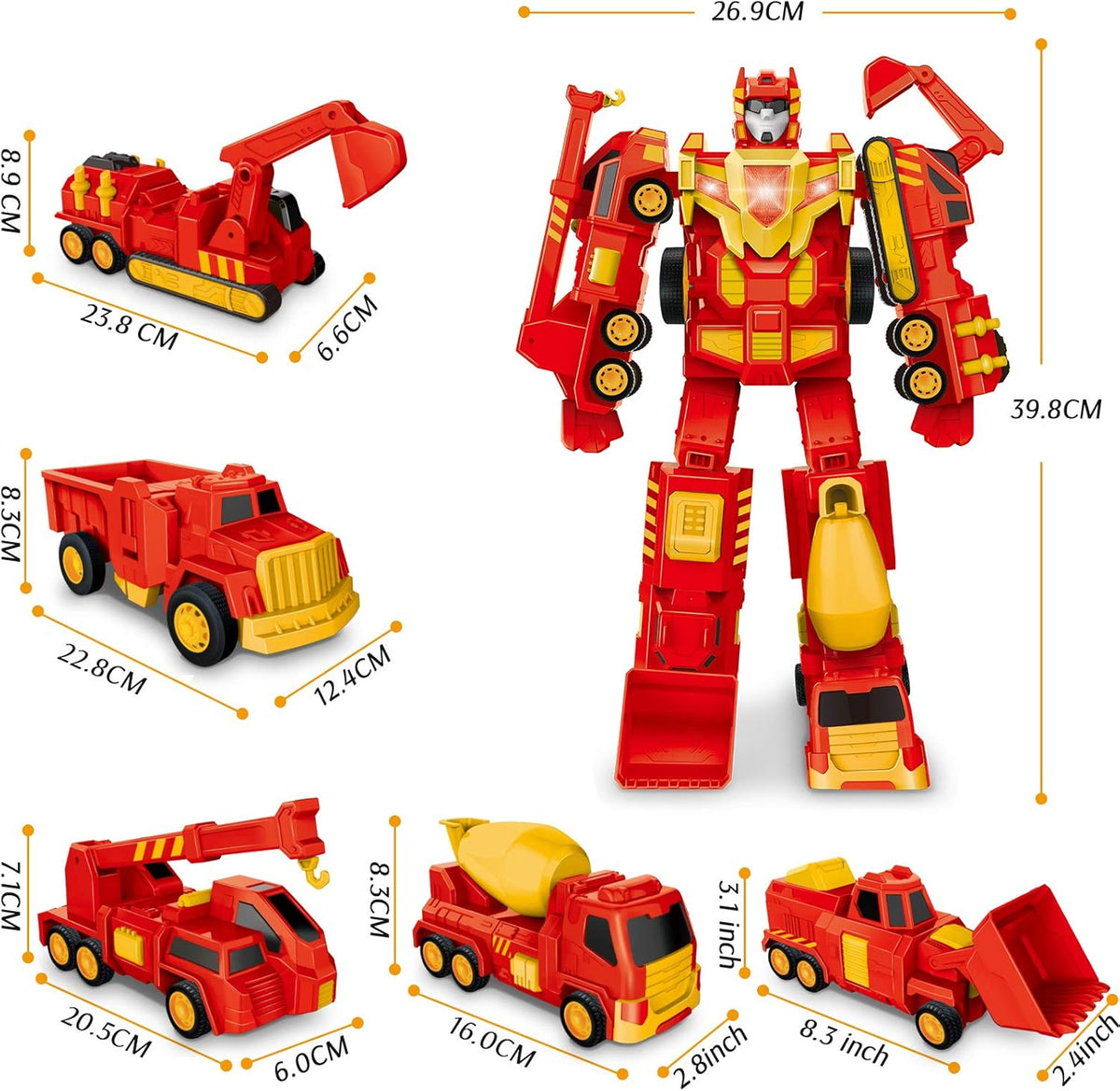 Pull Back Construction Toy Set I46605
