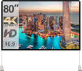 80 inch Portable Projector Screen with Stand and Carry Bag D717