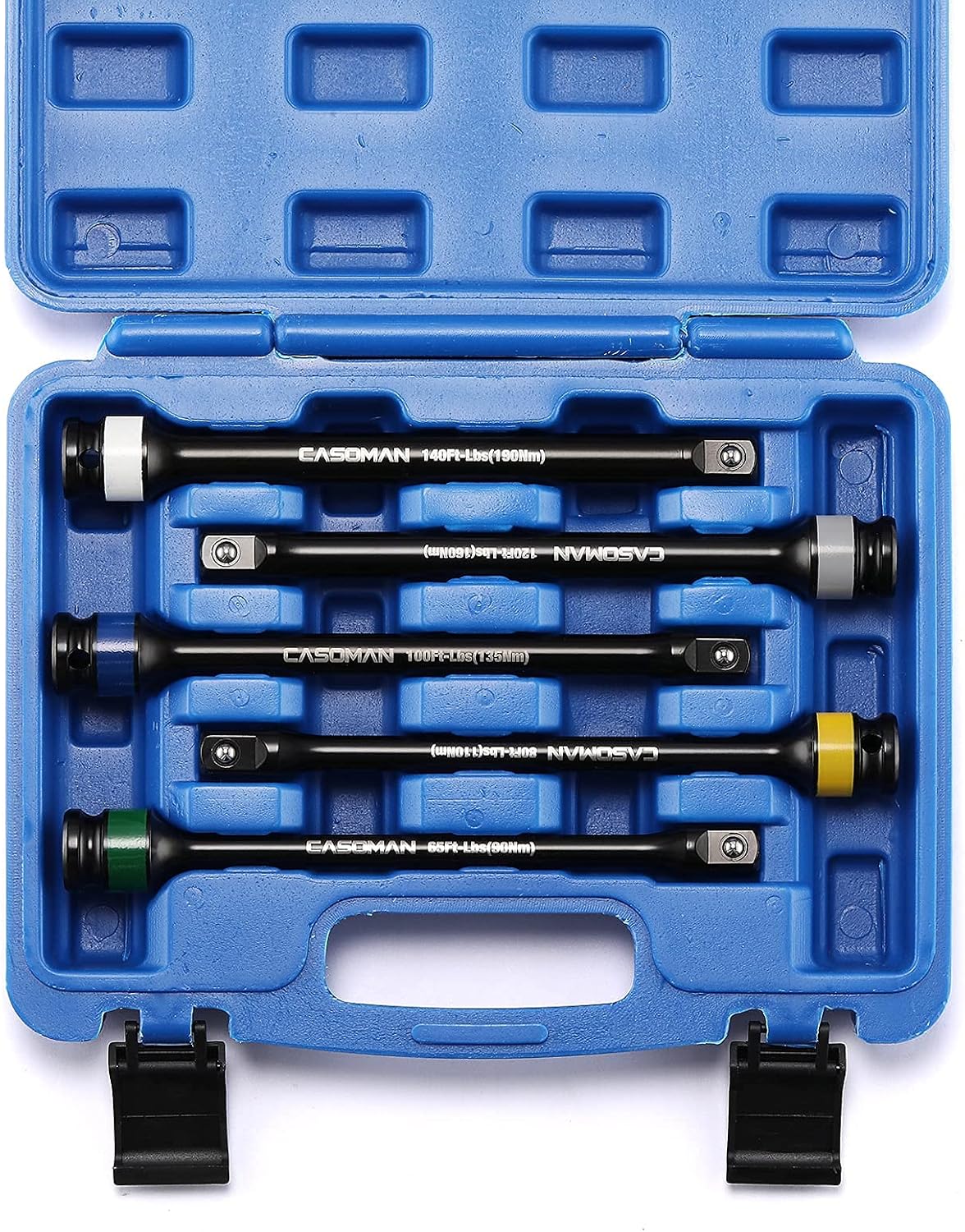 10 Piece 1/2 Drive 8 Inch Torque Extension Bar Set N5158