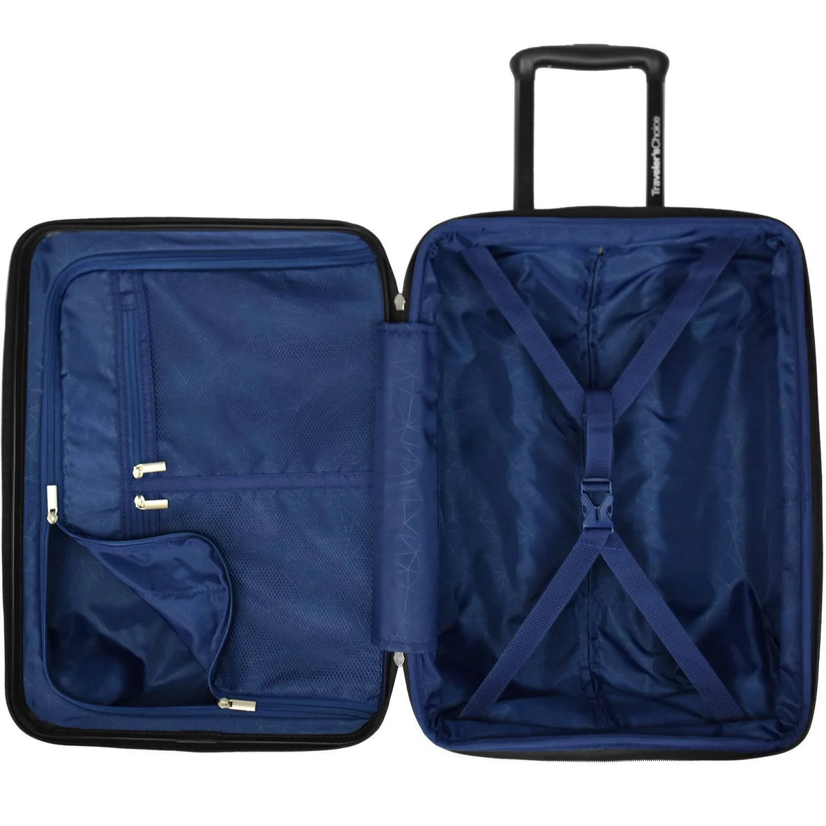 Expandable 20x22 Spinner Suitcase - White X46383