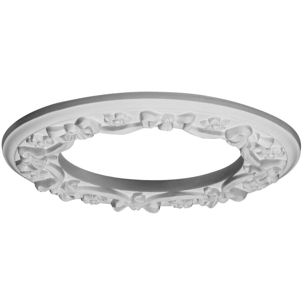 Ribbon with Bow Ceiling Medallion N9609