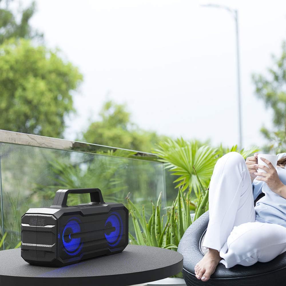 IPX6 Waterproof Portable Wireless Speaker with Microphone V5879