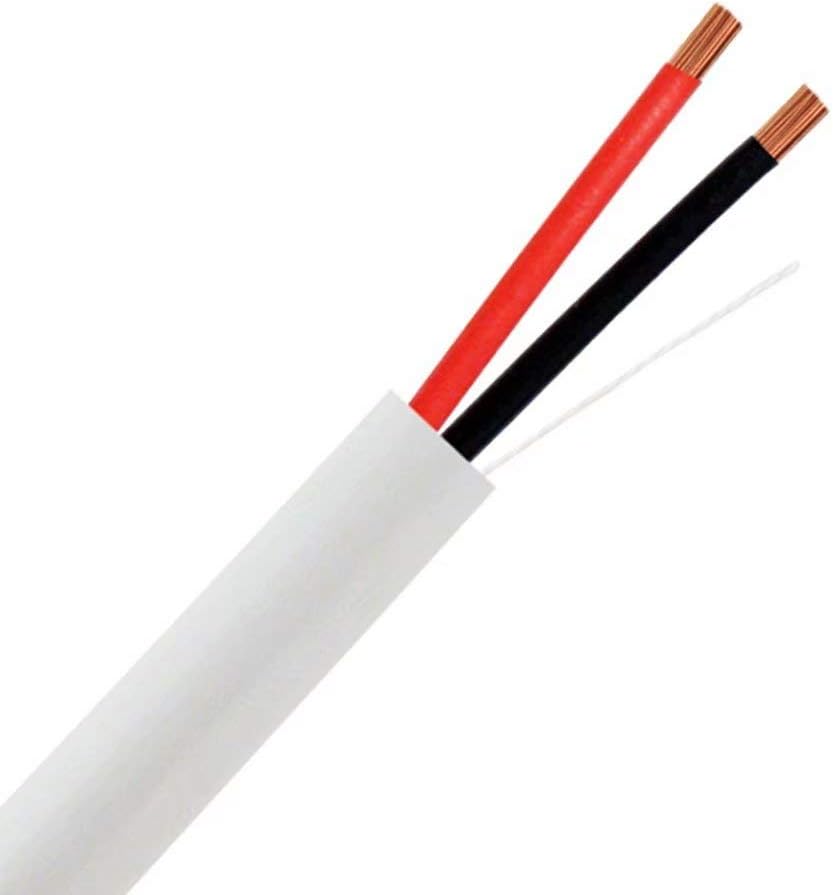 200Feet 16AWG 2 Conductor Speaker Wire White D627599