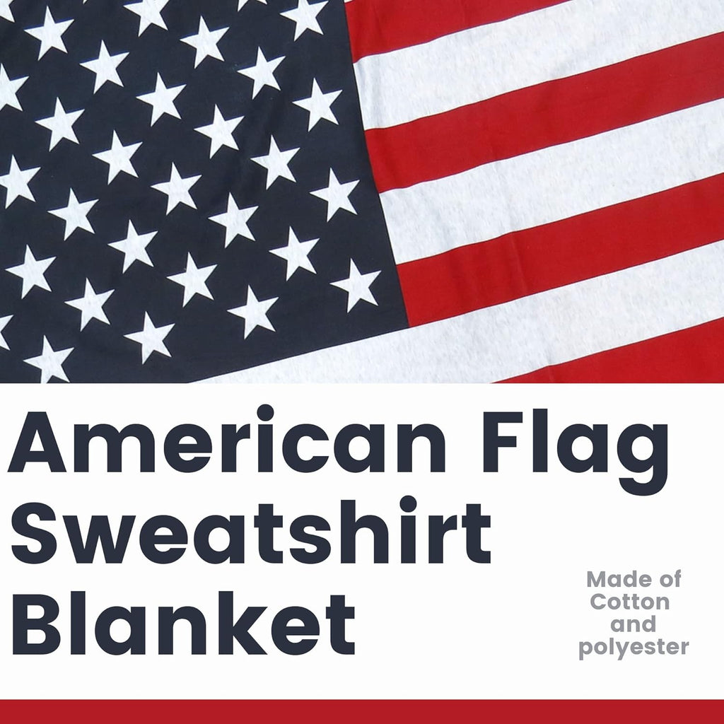 American Flag Red White and Blue Super Soft Lightweight Blanket 54 x 84 M60458