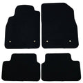Black Nylon Car Floor Mats Front Rear 4pcs P494
