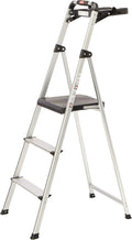 3-Step Ultra Light Aluminum Step Stool with Project Tray N635