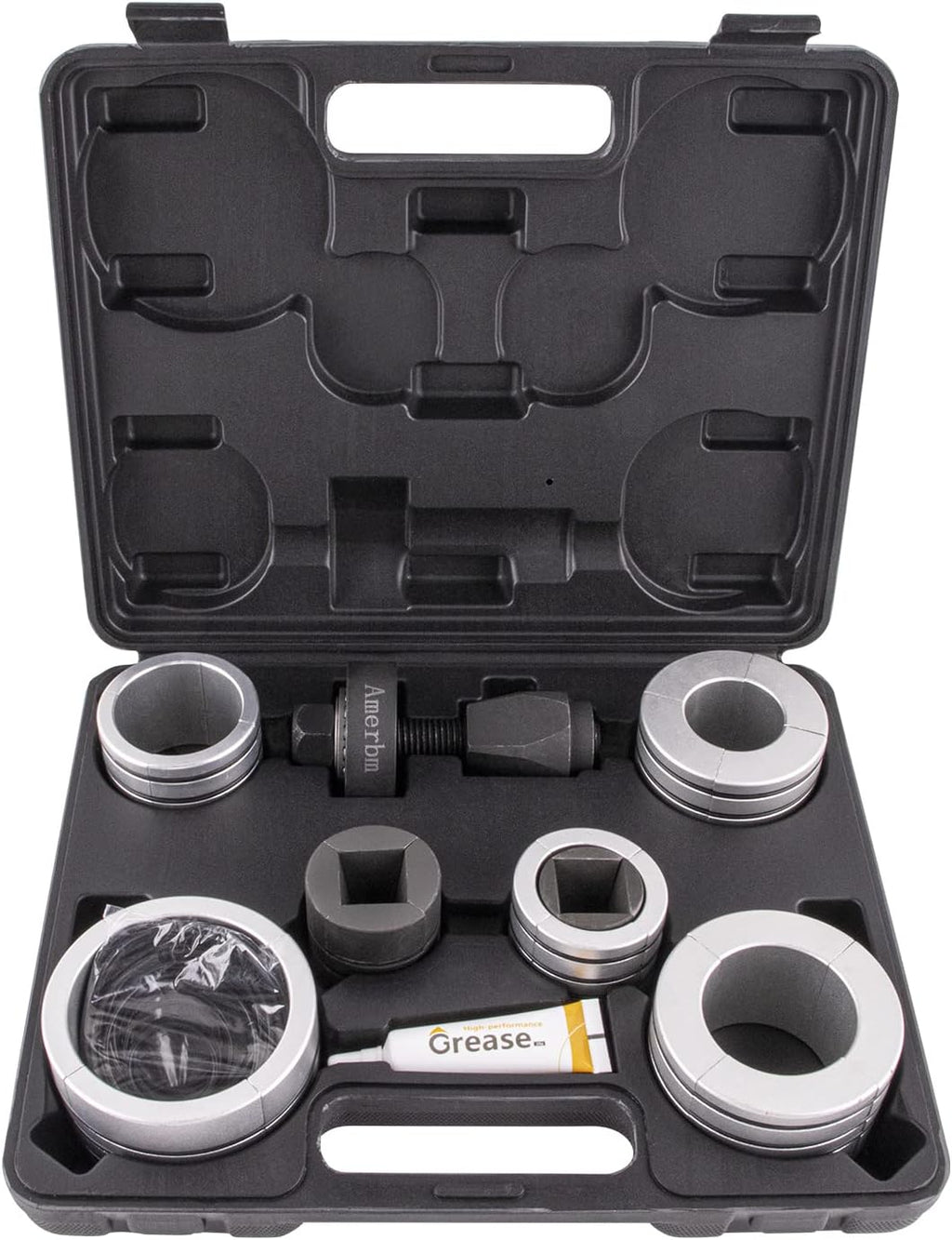 Exhaust Pipe Expander Tool Set 1-5/8 to 4-1/4 Inches with Rubber Rings Z698401