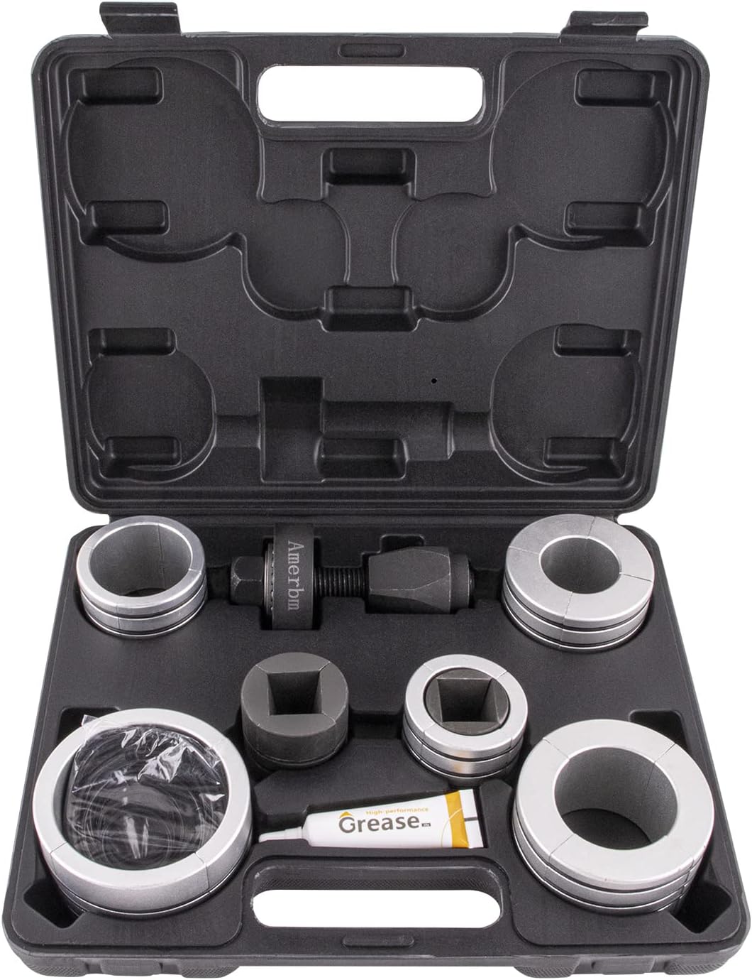 Exhaust Pipe Expander Tool Set 1-5/8 to 4-1/4 Inches with Rubber Rings Z698401