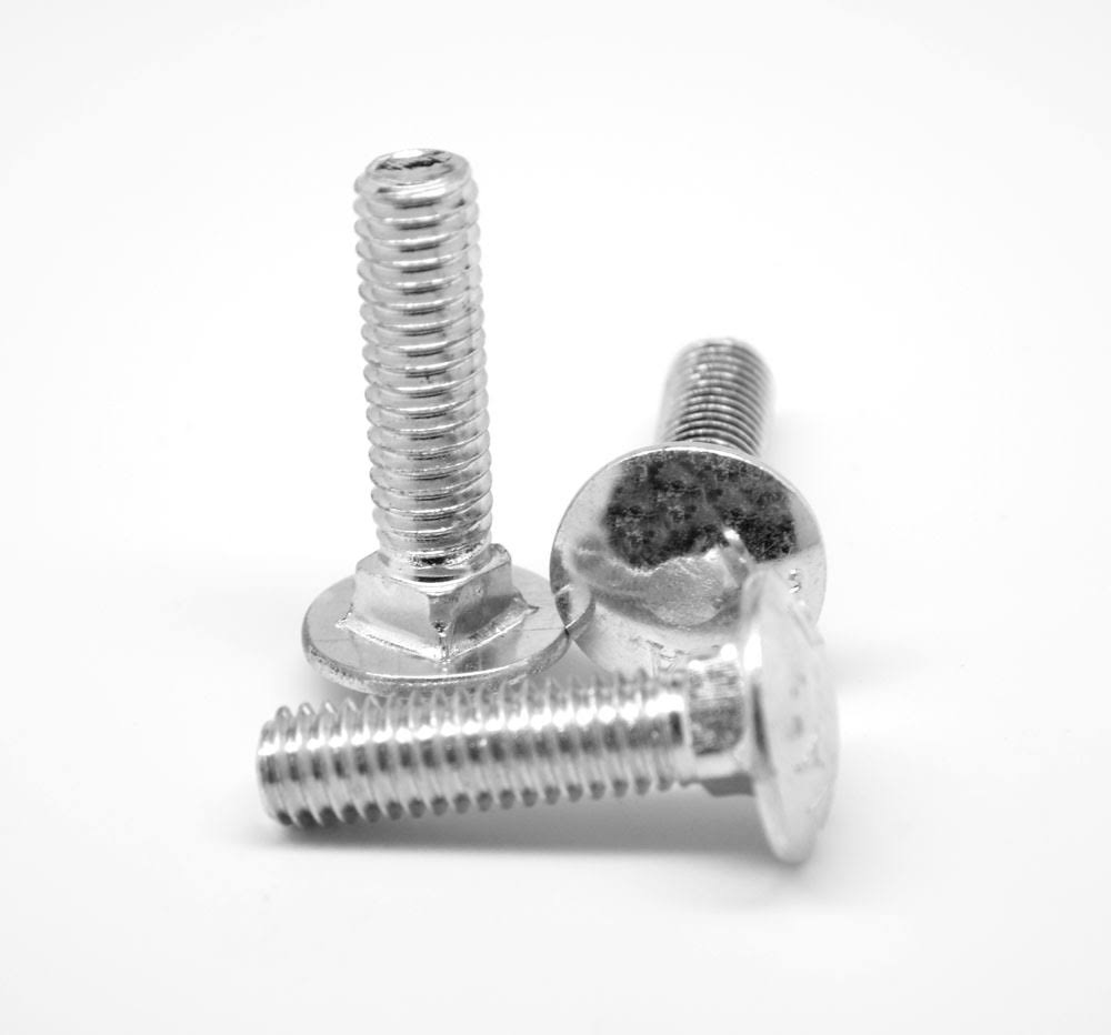 3/8x22-16 x 3/4x22 Coarse Thread Carriage Bolt Stainless Steel 316 Pk 100 W5413