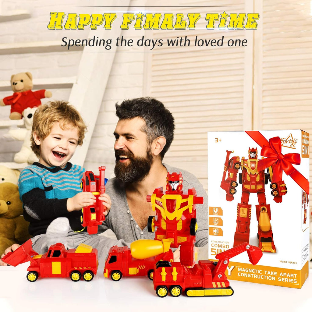 Pull Back Construction Toy Set I46605