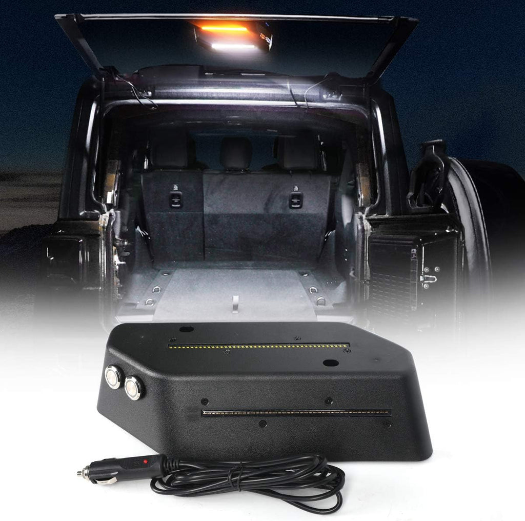 LED Trunk Light Rear Glass Lift Gate Dome Light with White Light and Flash Amber Warning Light R981