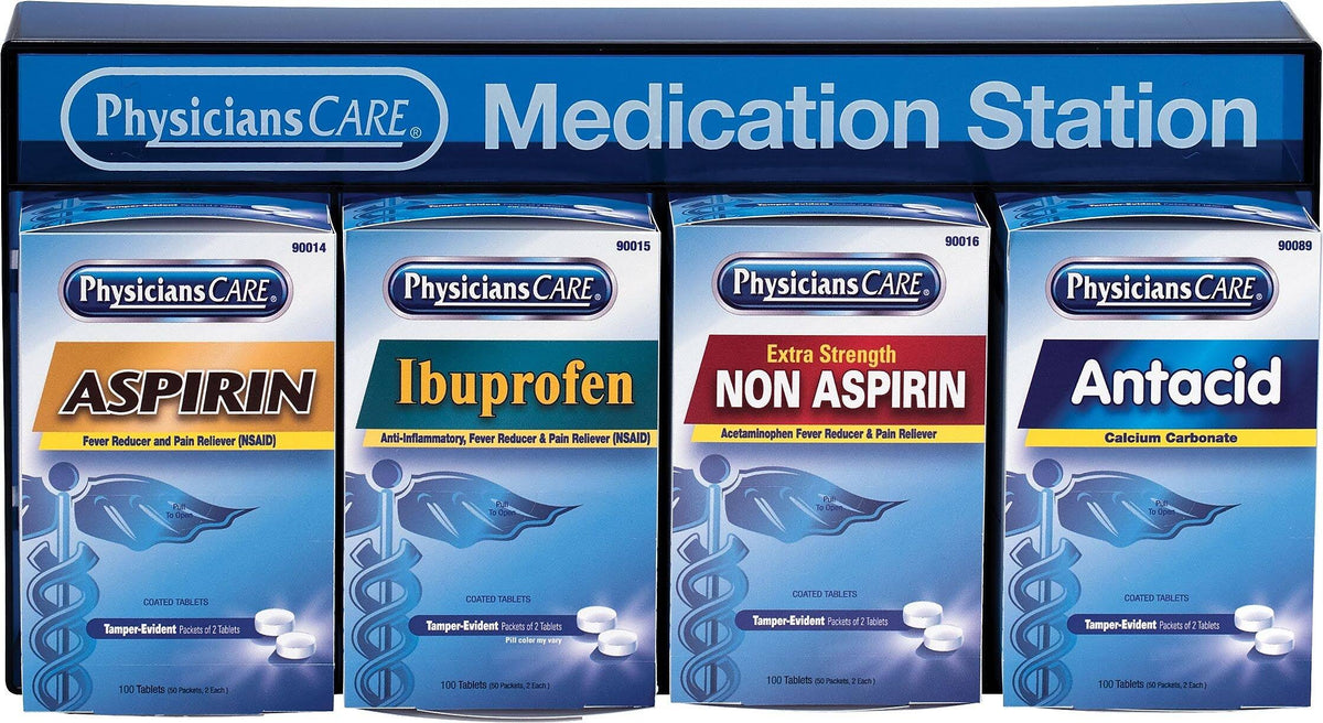 Aspirin Ibuprofen Medication Station R2845