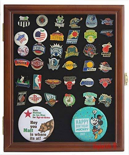 Pin Medal Display Case Shadow Box with Glass Door R947