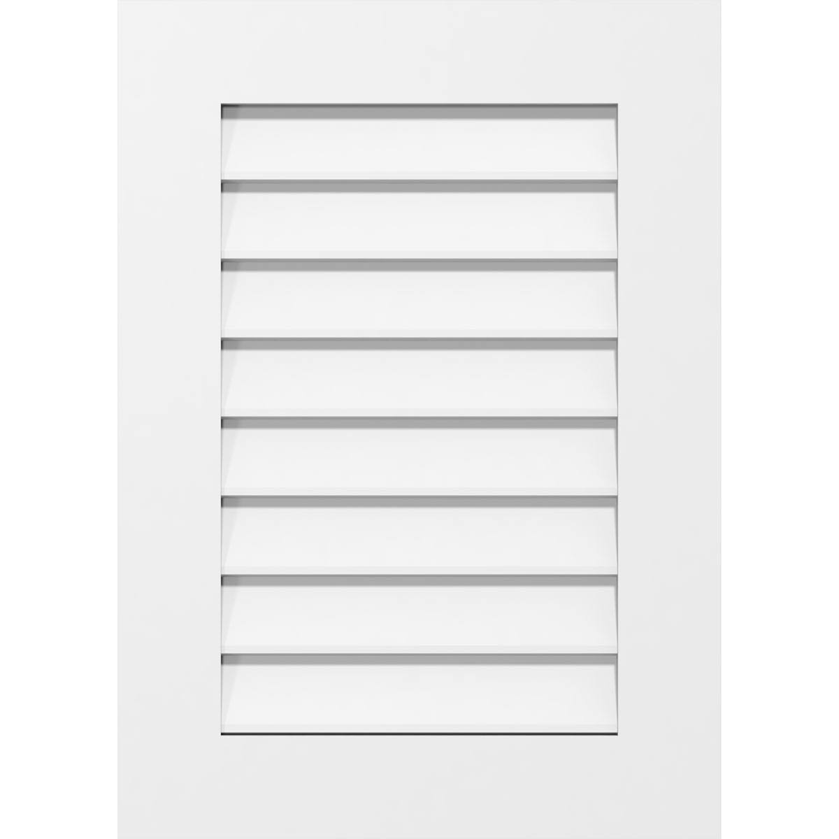 Vertical Surface Mount PVC Gable Vent G650897