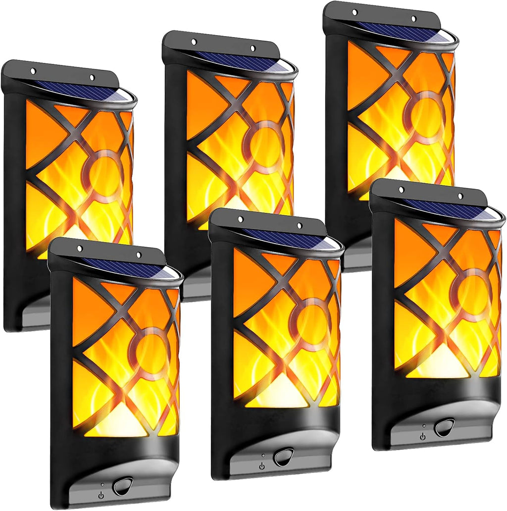 Solar Flame Lights Outdoor 6 Pack F5039
