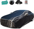 Waterproof All Weather Car Cover with Zipper Door L494