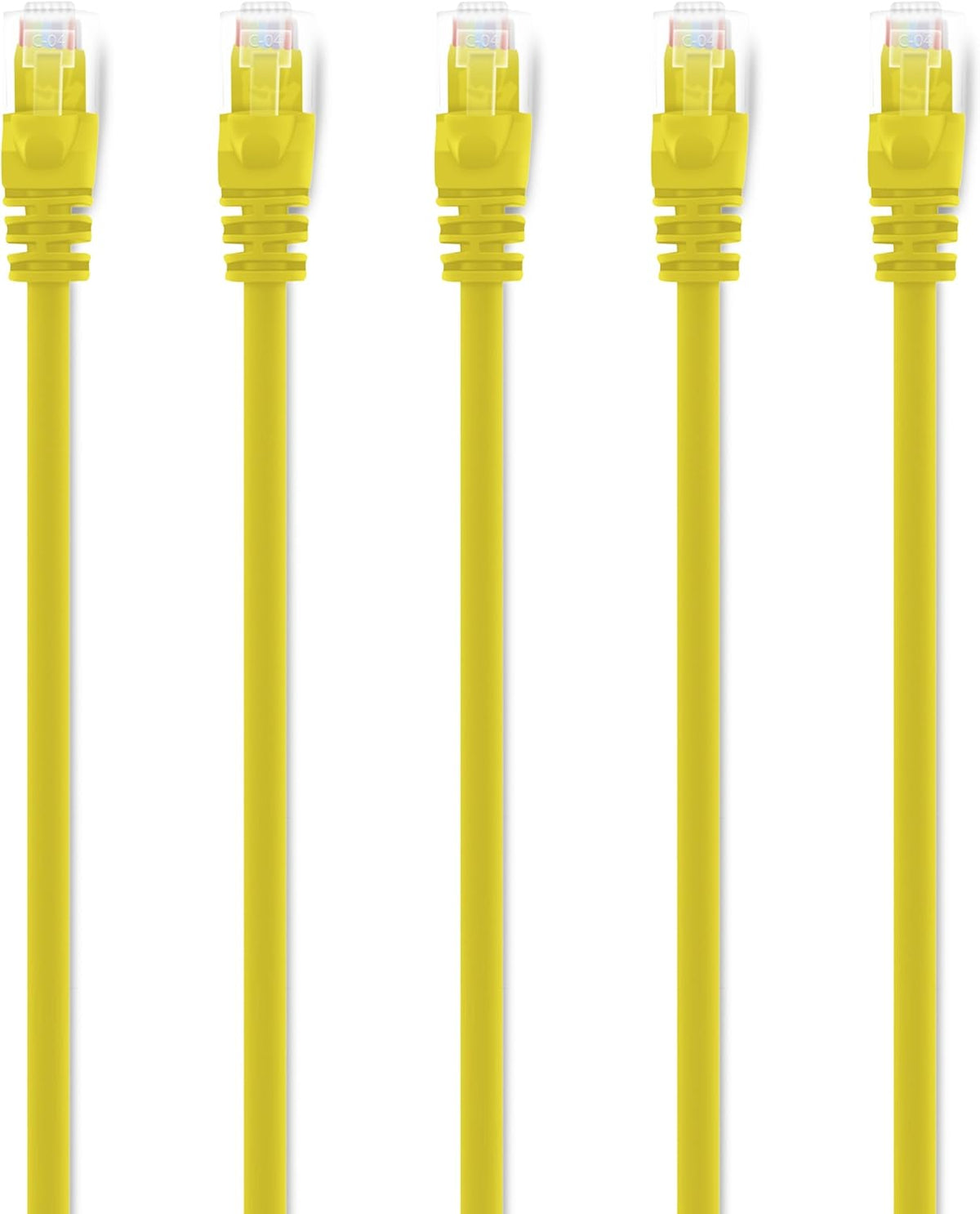 Cat 6 Ethernet Cable 1 ft 50-Pack Yellow S640415