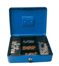Blue 12-Inch Metal Cash Box R433862