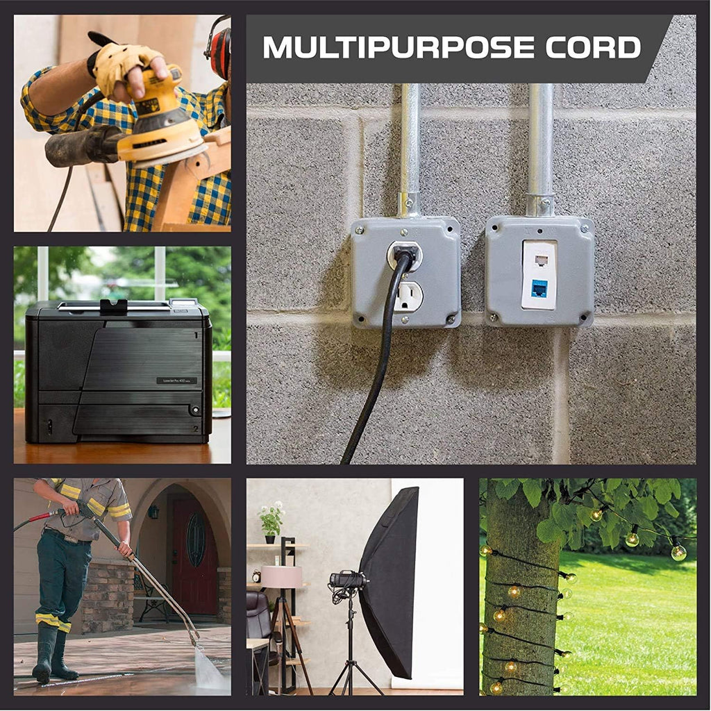 75 Ft Black Outdoor Extension Cord C879425