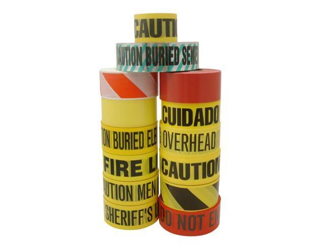 Yellow Barricade Tape 3 in. x 1000 ft. H393