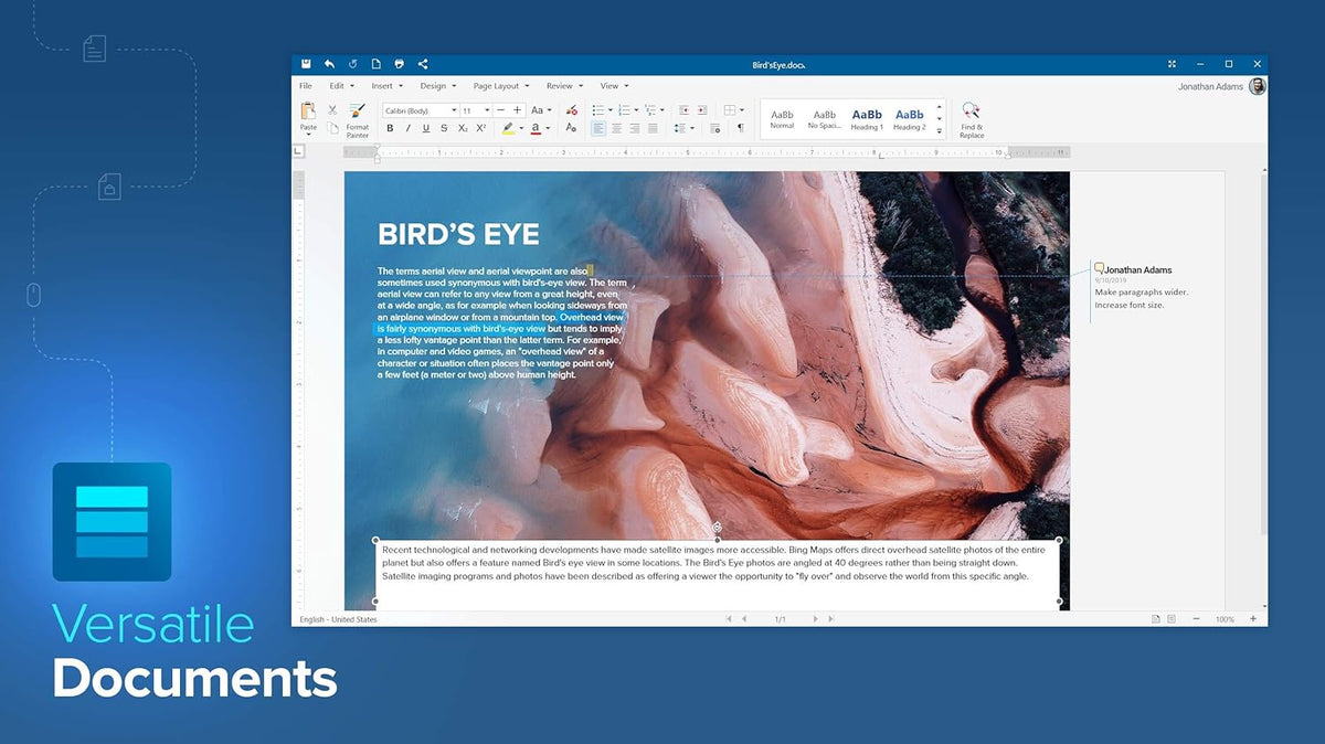 OfficeSuite Home & Business 2021 Lifetime License for Windows O1988