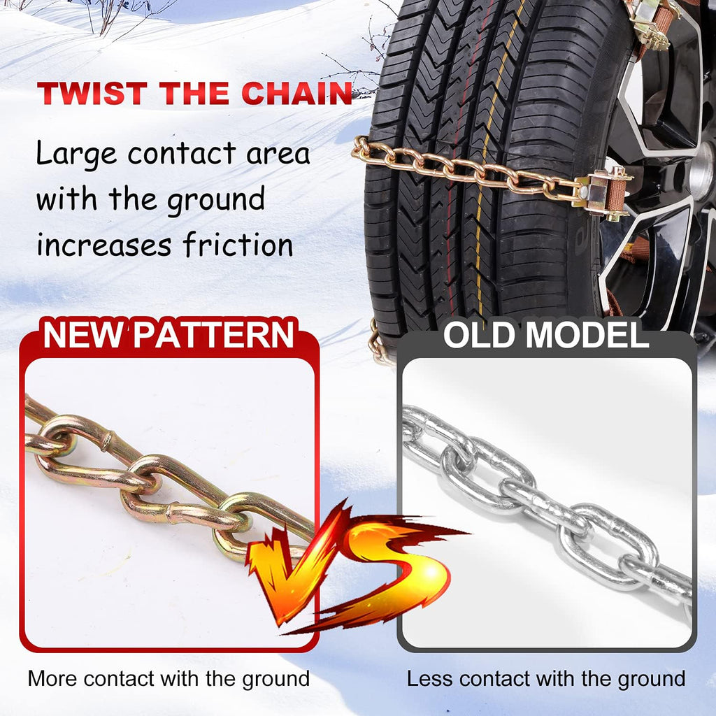 Tire Chains 6 PCS Adjustable Lock O244490