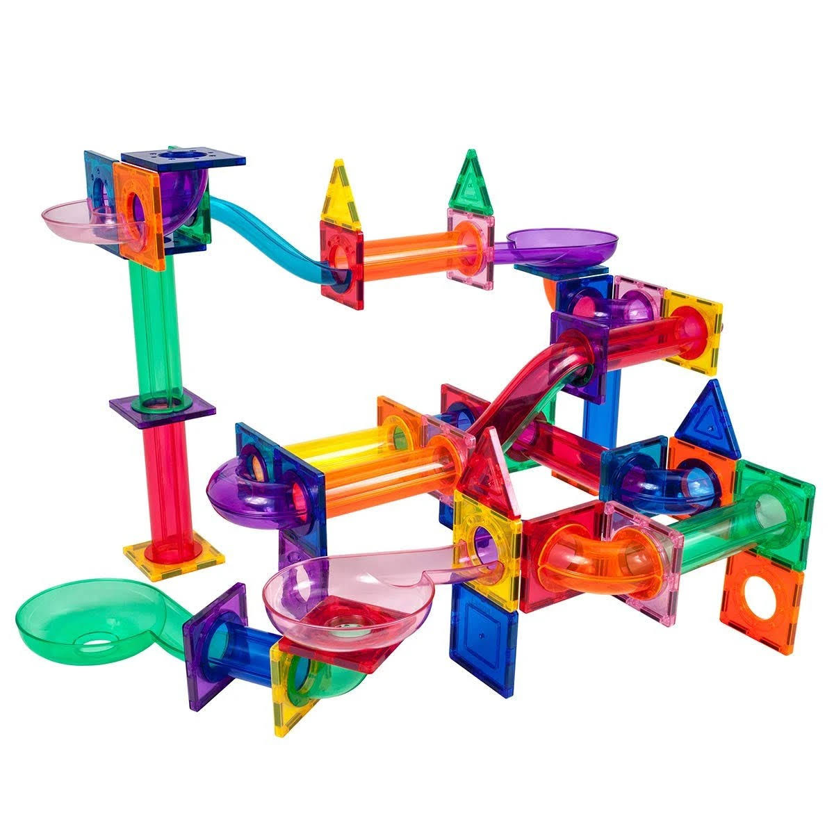 Magnetic Marble Run Building Blocks 100 Piece Q618555