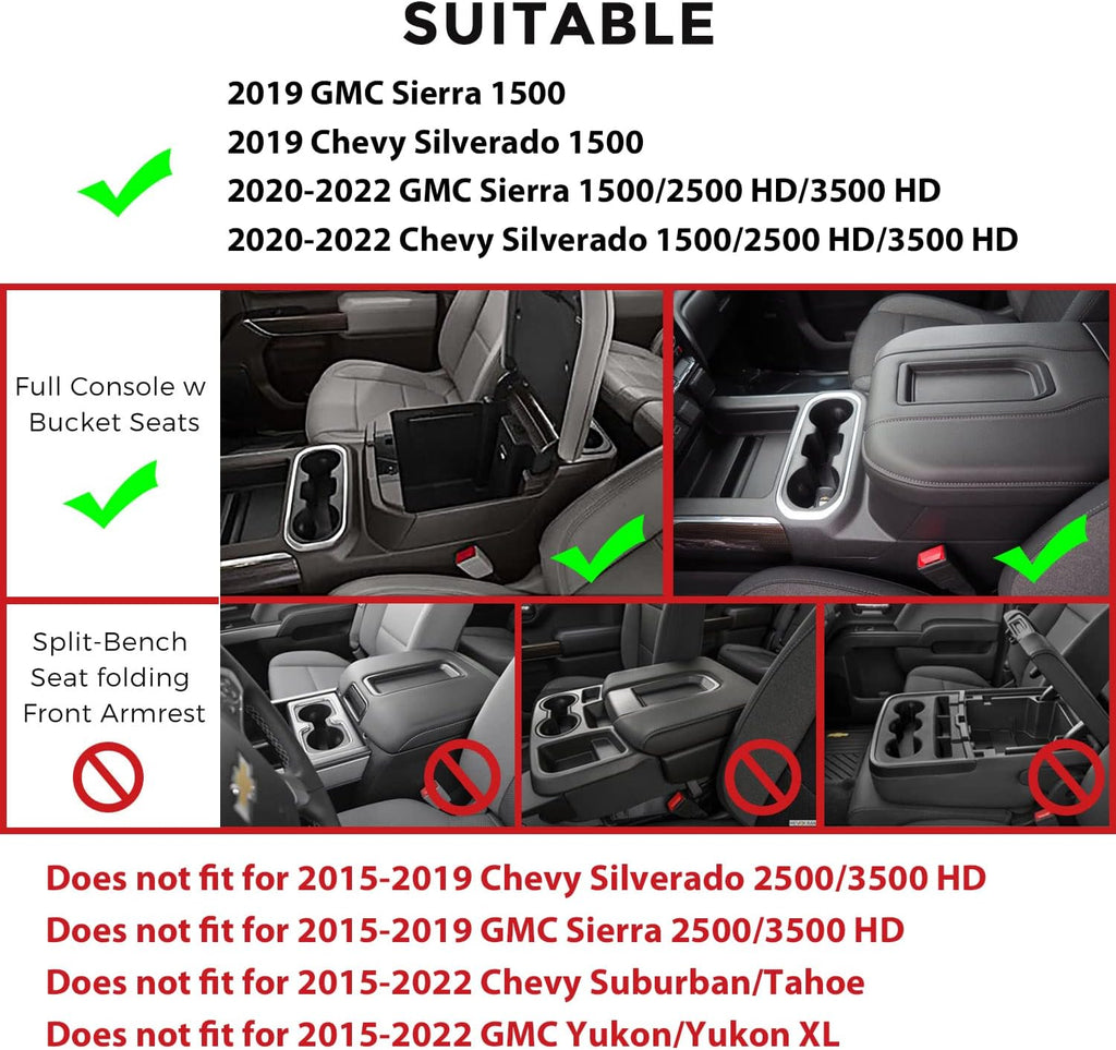 Center Console Organizer Pack of 2 C485