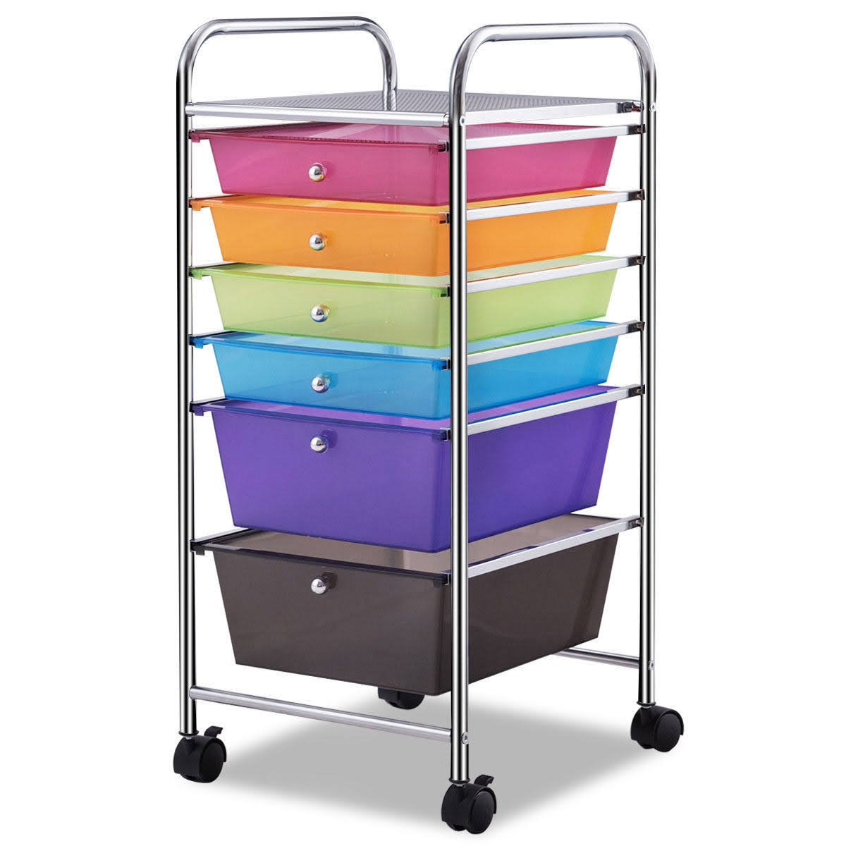 6 Drawers Rolling Storage Cart O7576